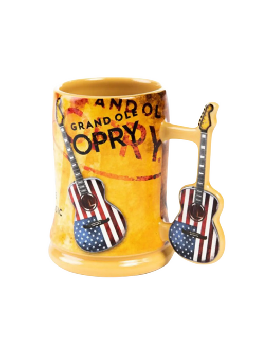 Opry American Flag Guitar Mug - MUGS
