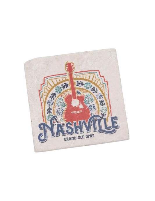 Opry Nashville Guitar Stone Coaster - COASTERS