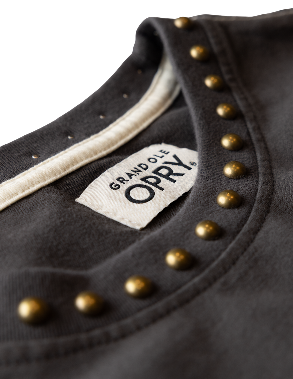 Opry Women’s Step Into The Circle Studded Boxy T-Shirt - CREWS