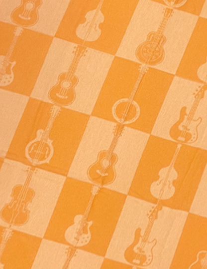 Turkish Guitar Print Blanket - BLANKETS