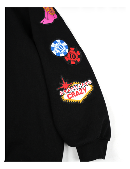 Category 10 Las Vegas Patch Mock Sweatshirt - MOCK