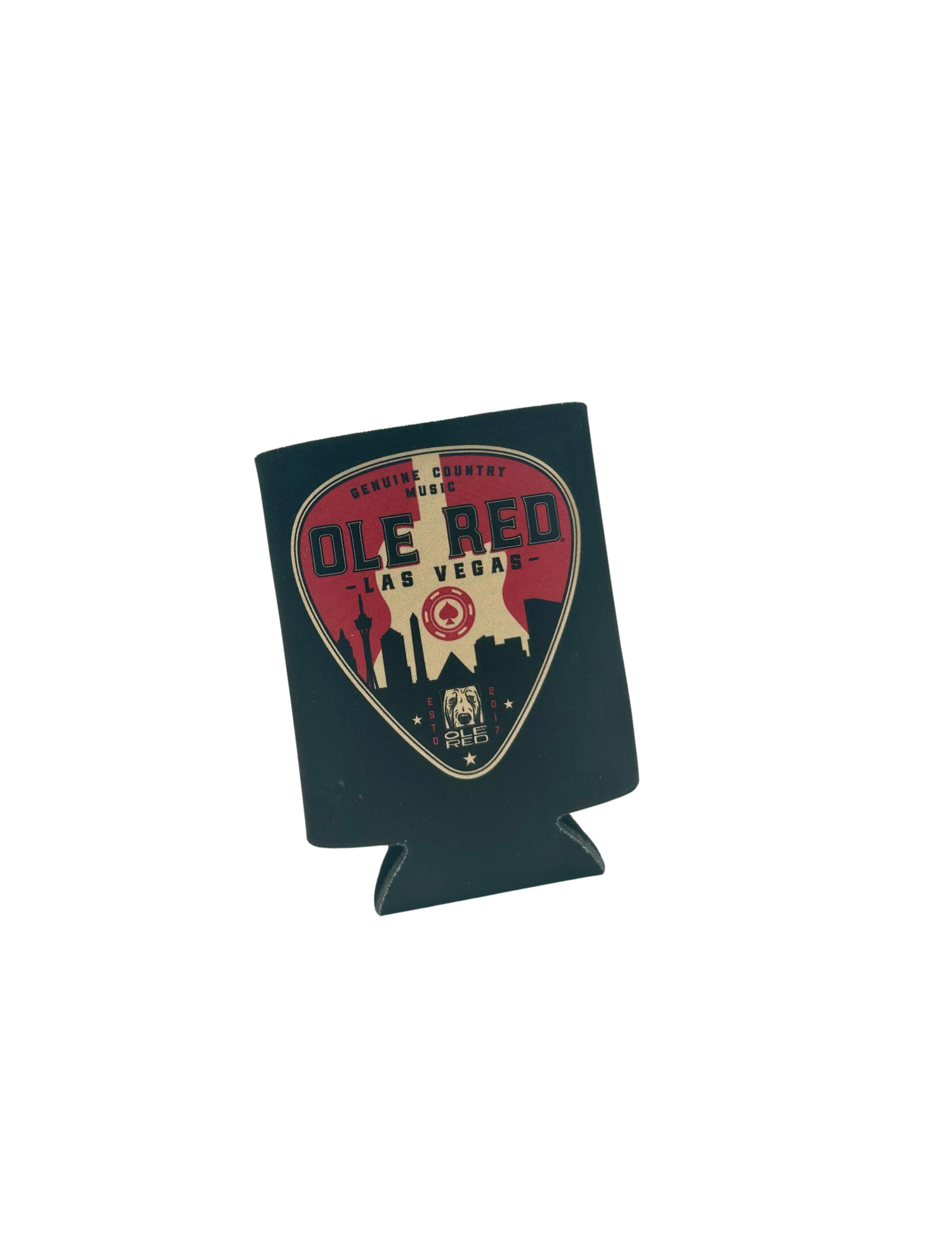 Ole Red Vegas Guitar Pick Skyline Koozie