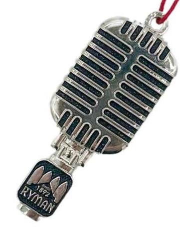 Ryman 3D Microphone Ornament