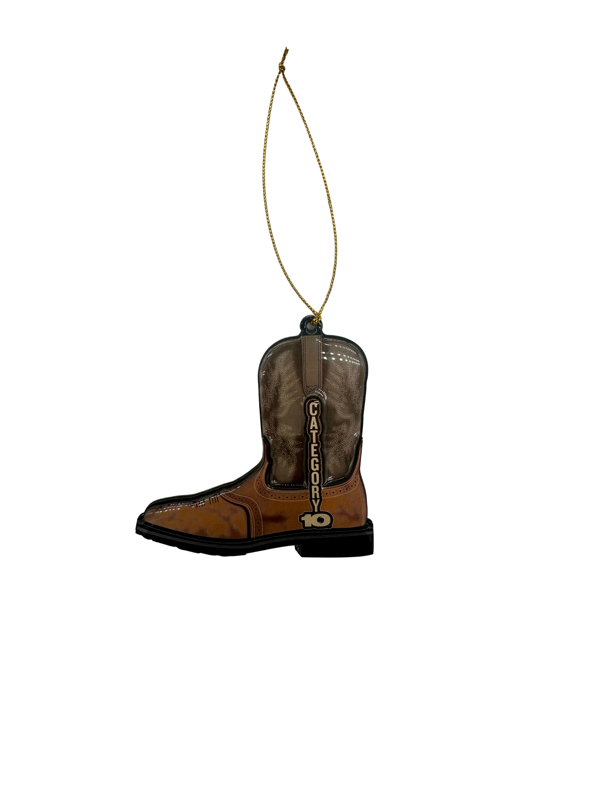 Category 10 Cowboy Boot Ornament