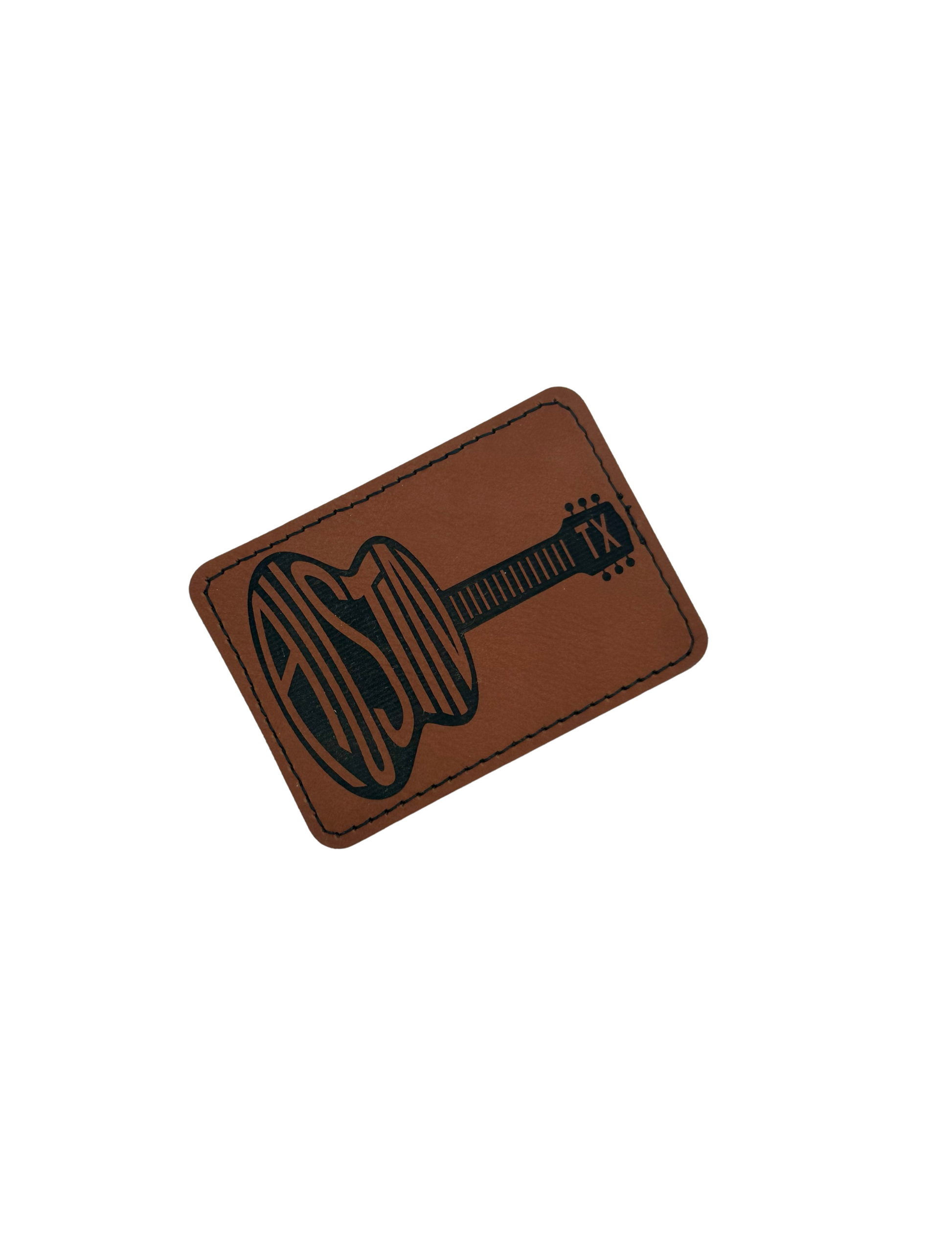 Austin Guitar Faux Leather Patch - SOUVENIRS