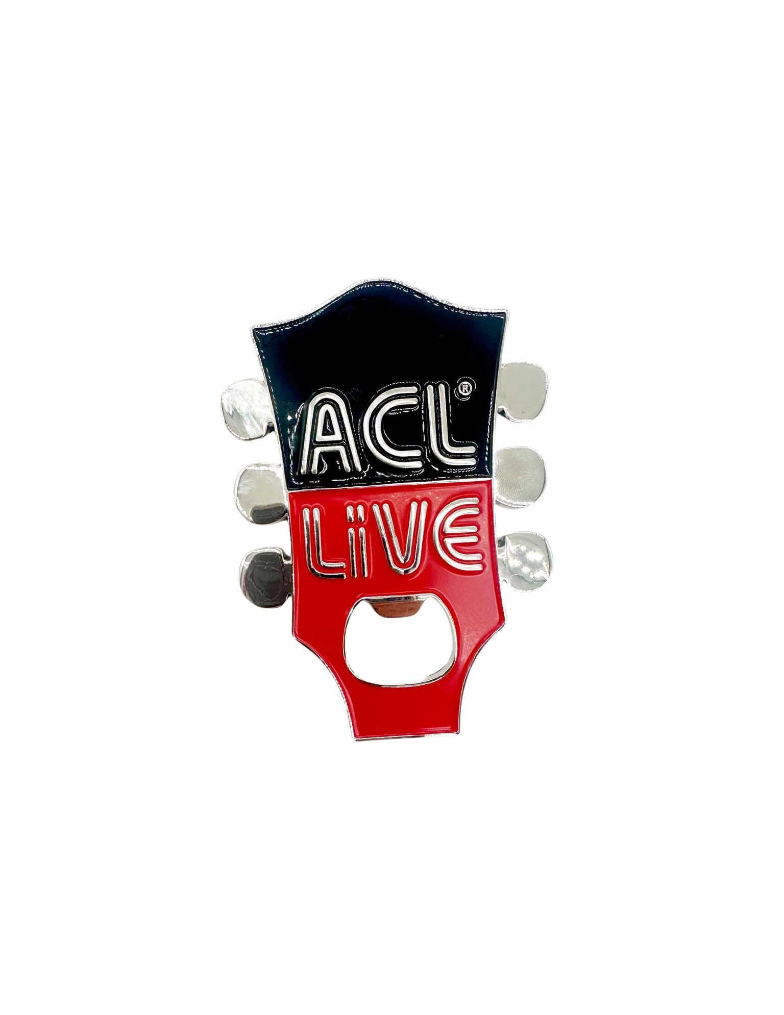 ACL Live Guitar Head Bottle Opener Magnet