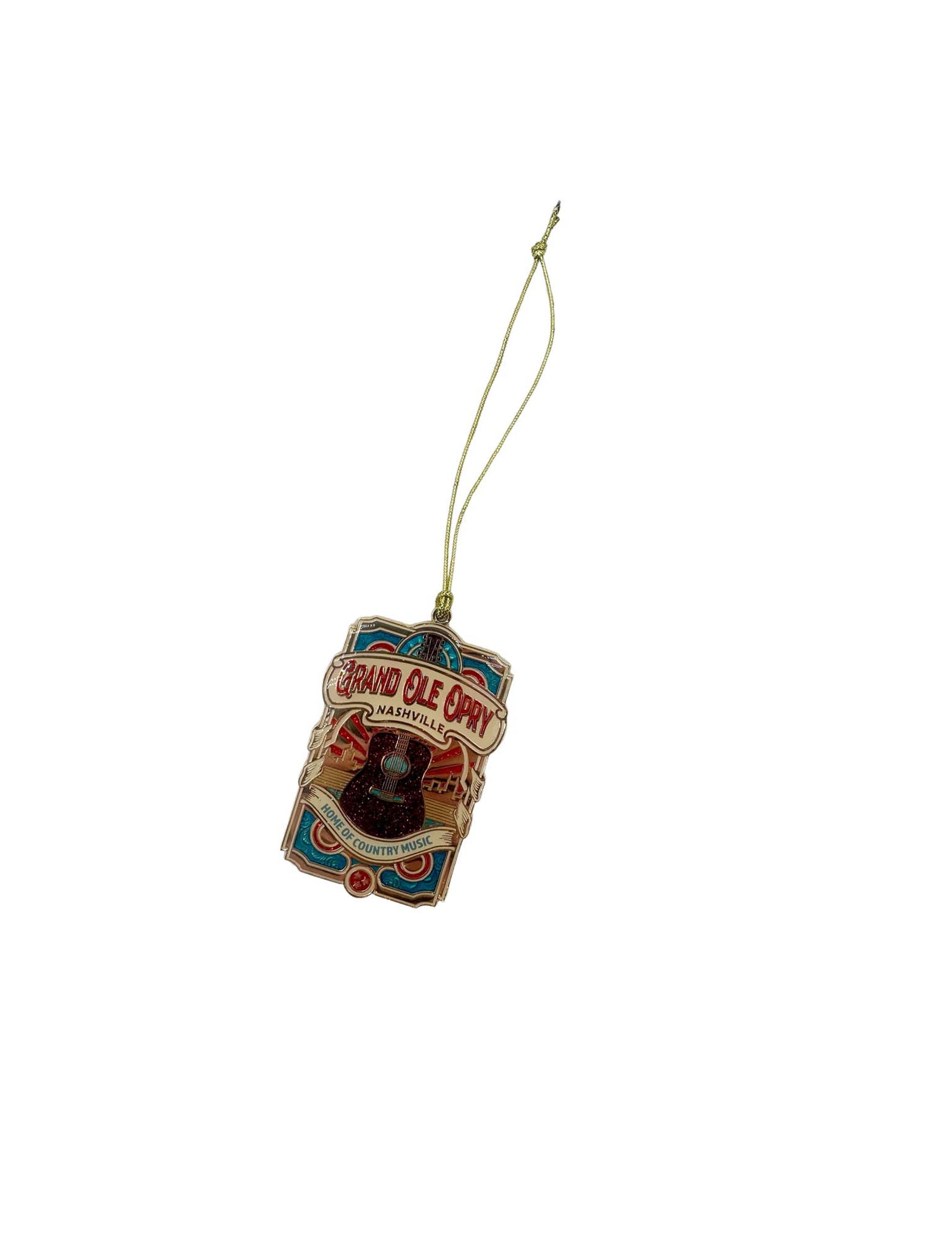 Opry Home of Country Music Glitter Ornament