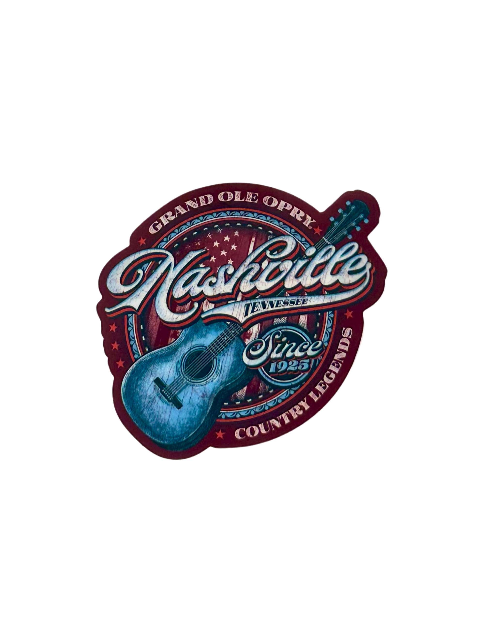 Opry Nashville Guitar Decal