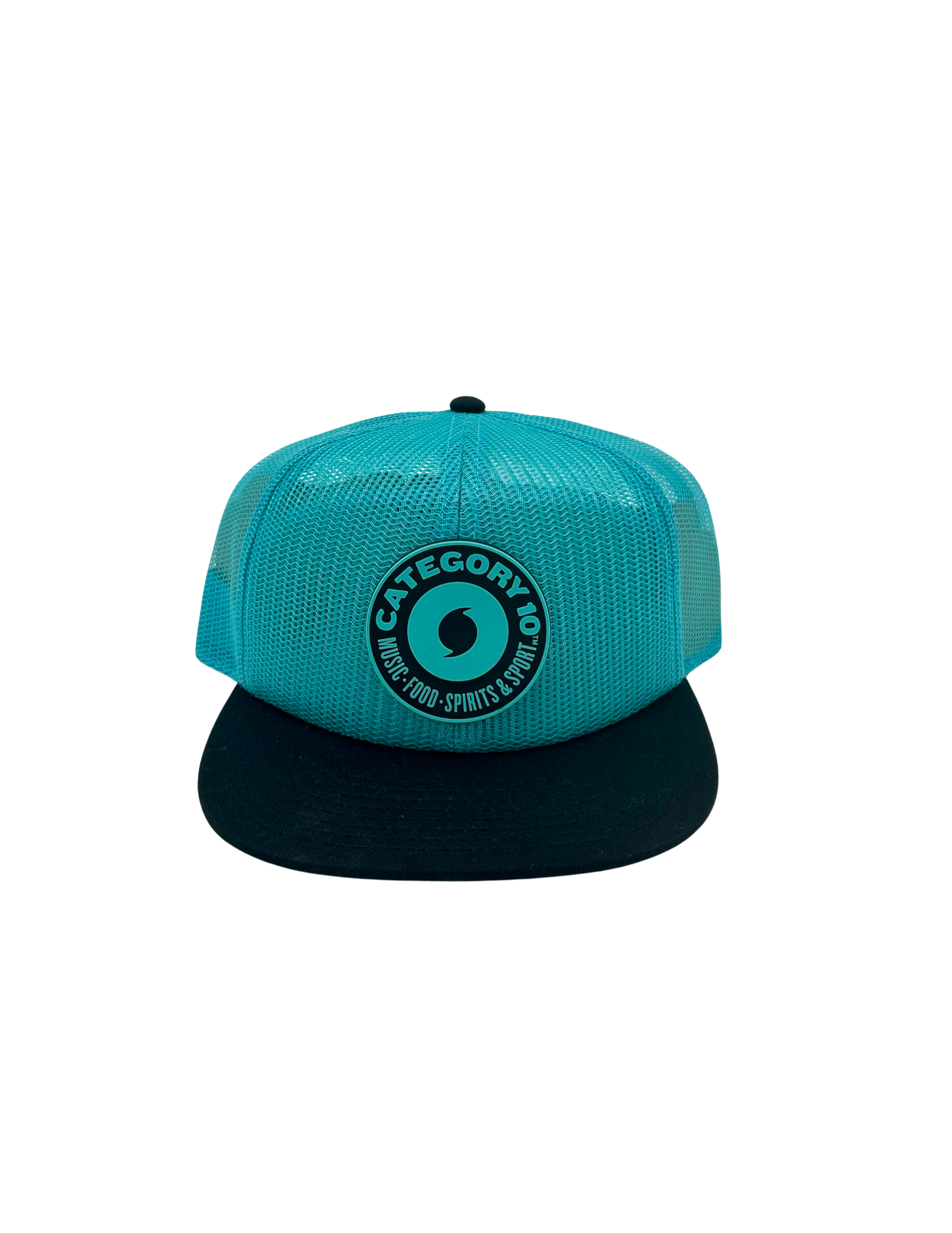 Category 10 Electric Blue Mesh Logo Hat