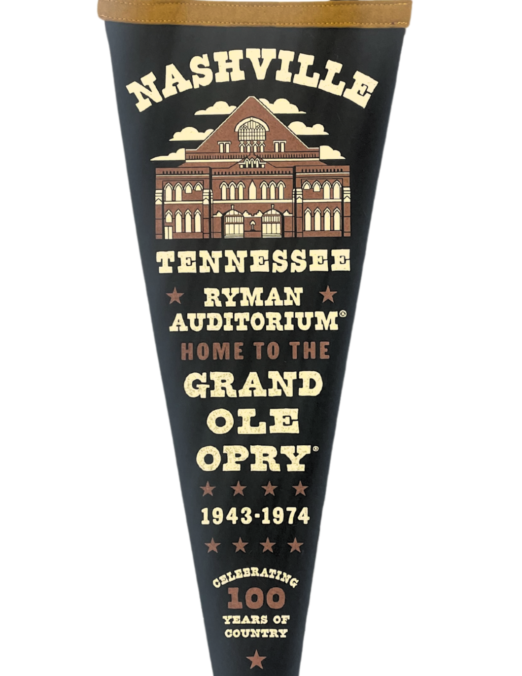 Ryman Building Grand Ole Opry Oxford Pennant