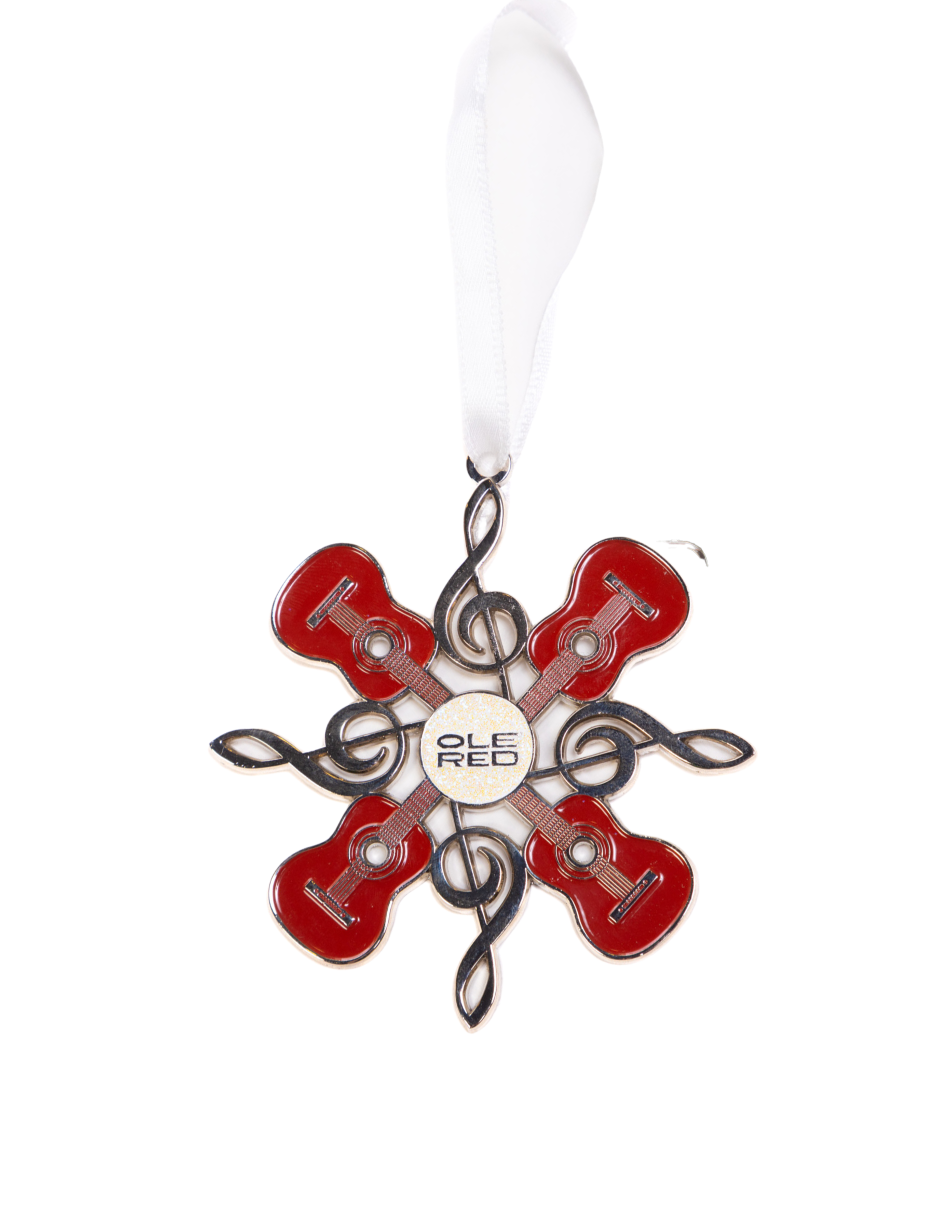 Ole Red Guitar Snowflake Ornament