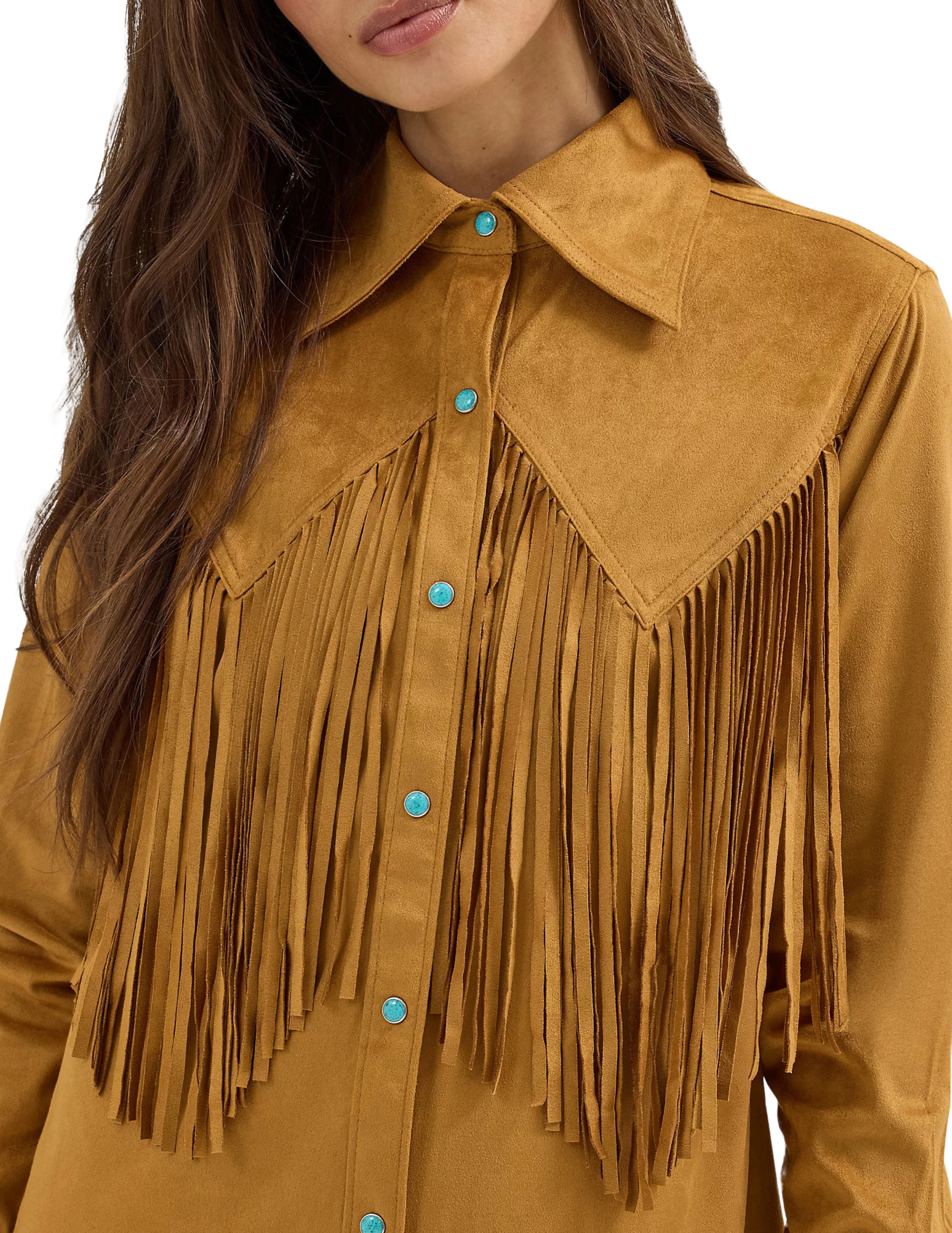 Wrangler® X Lainey Wilson Fringe Snap Shirt