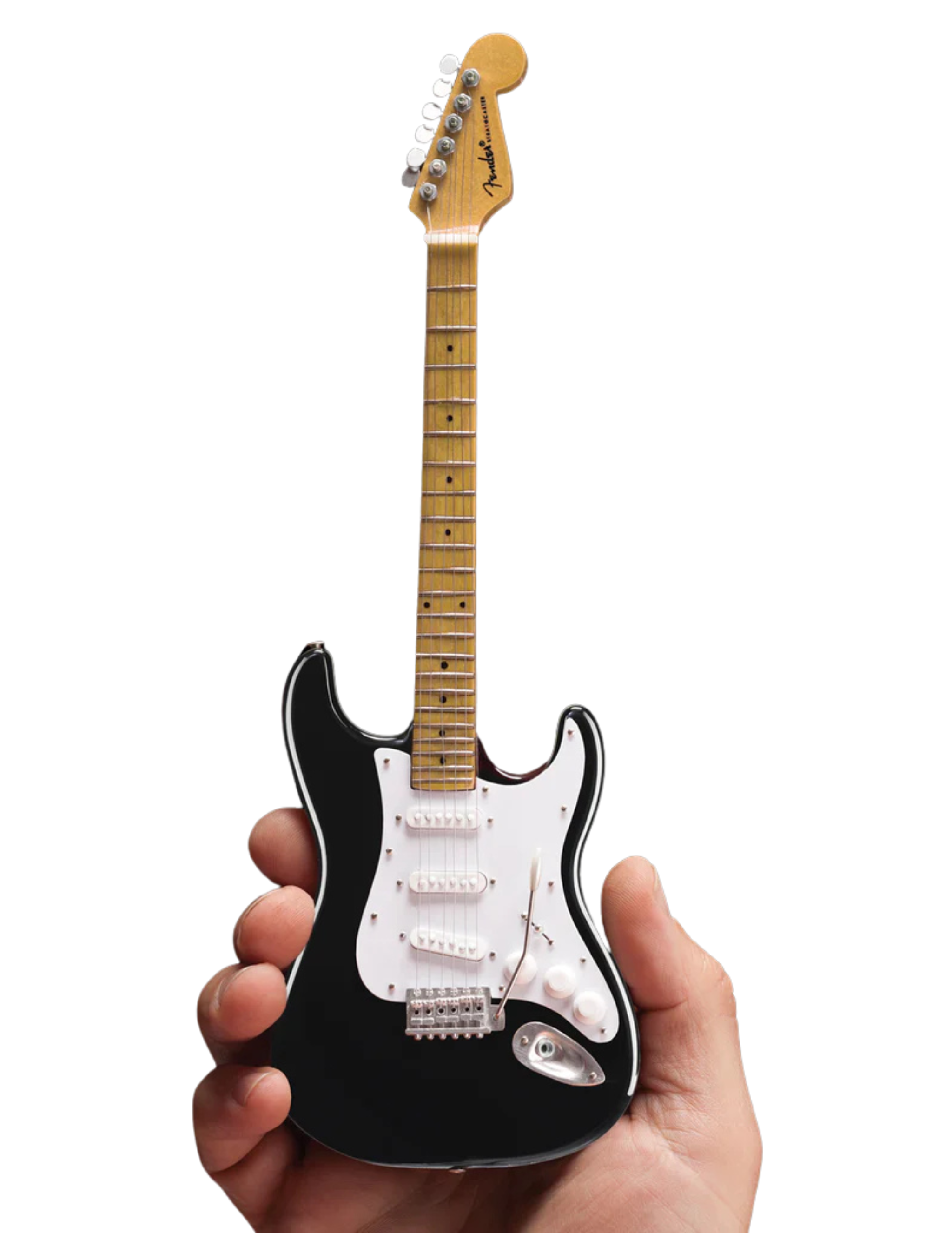 Miniature Fender™ Strat™ Classic Black Model Guitar