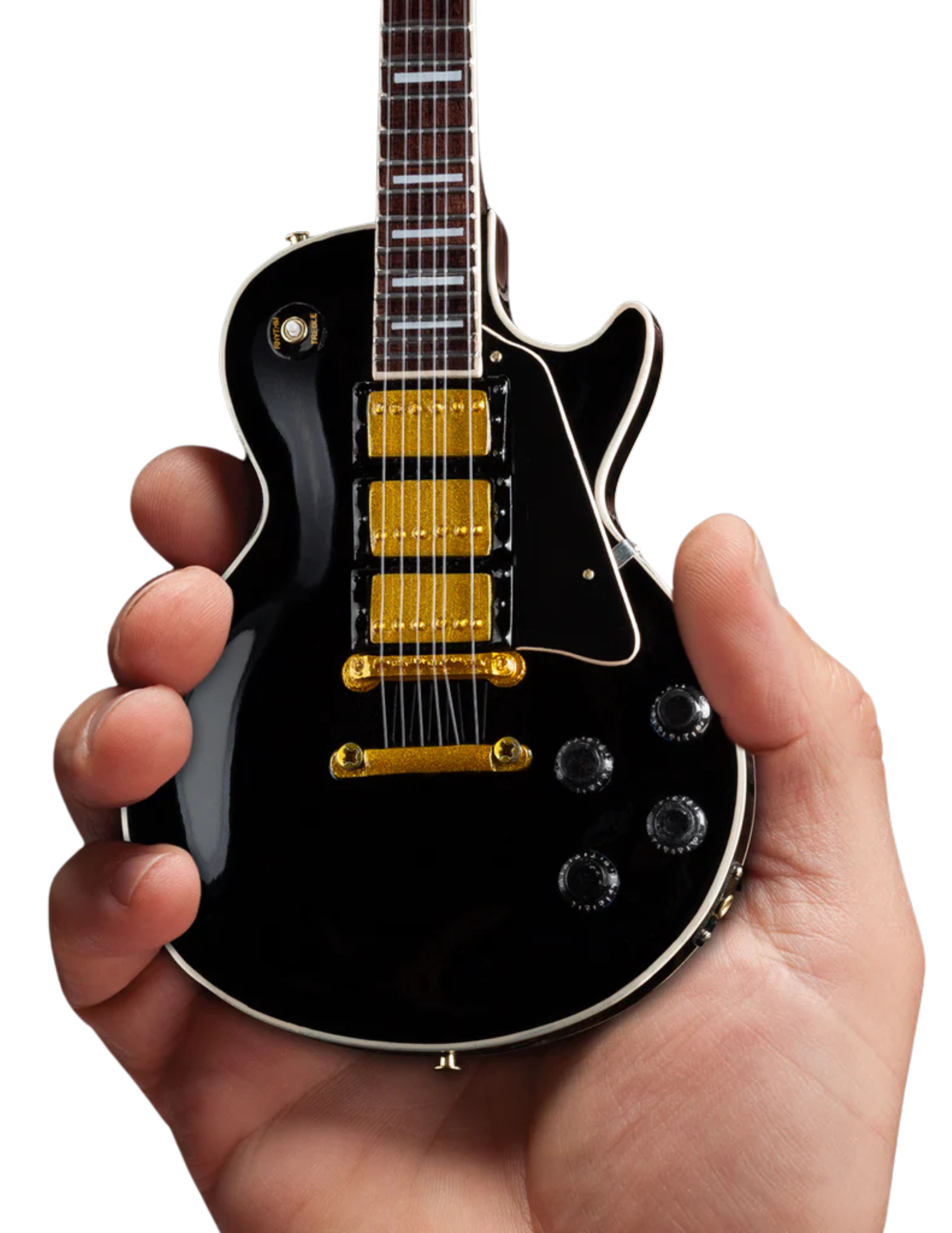 Miniature Gibson Les Paul Custom Ebony Model Guitar