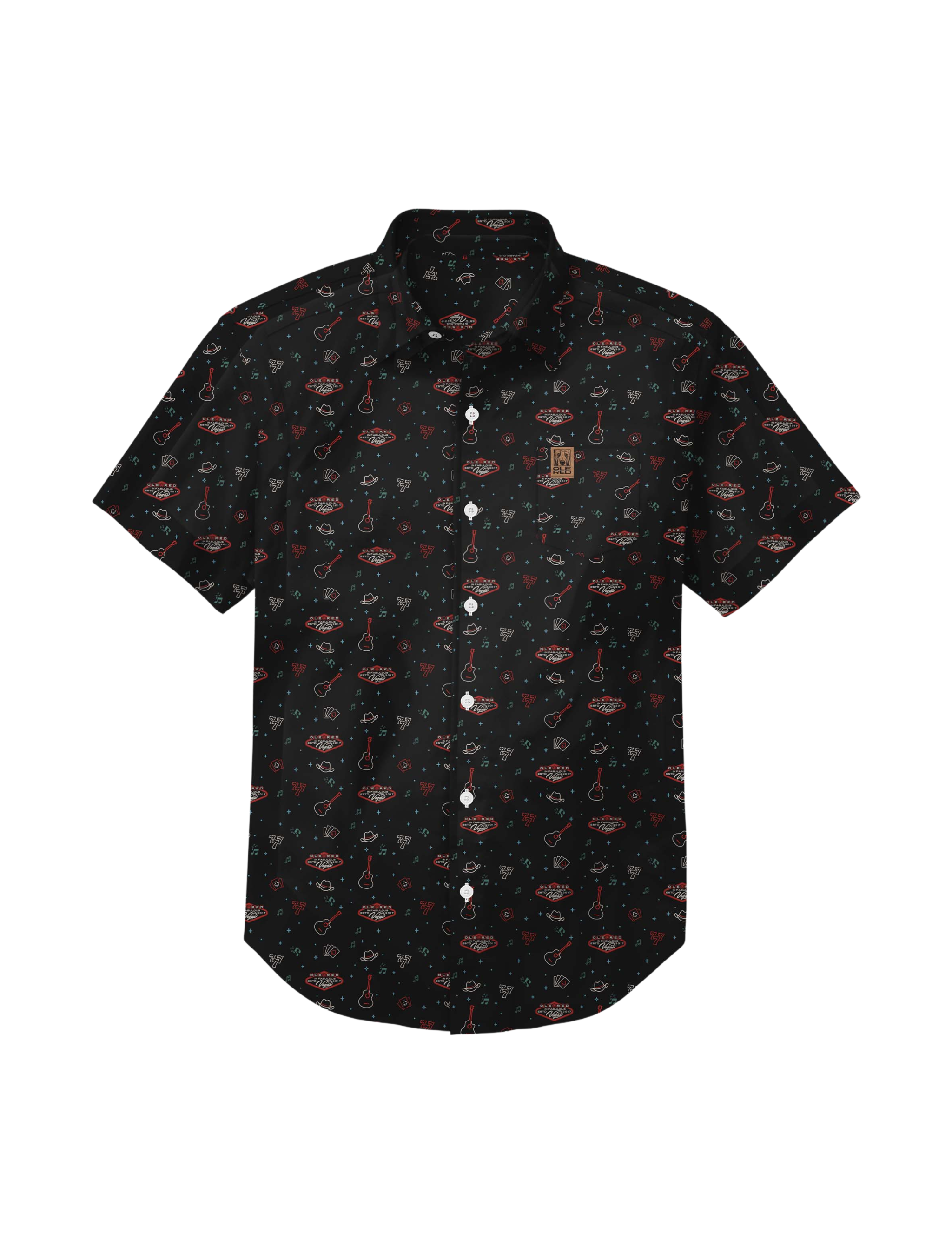 Ole Red Vegas Button Down Camp Shirt