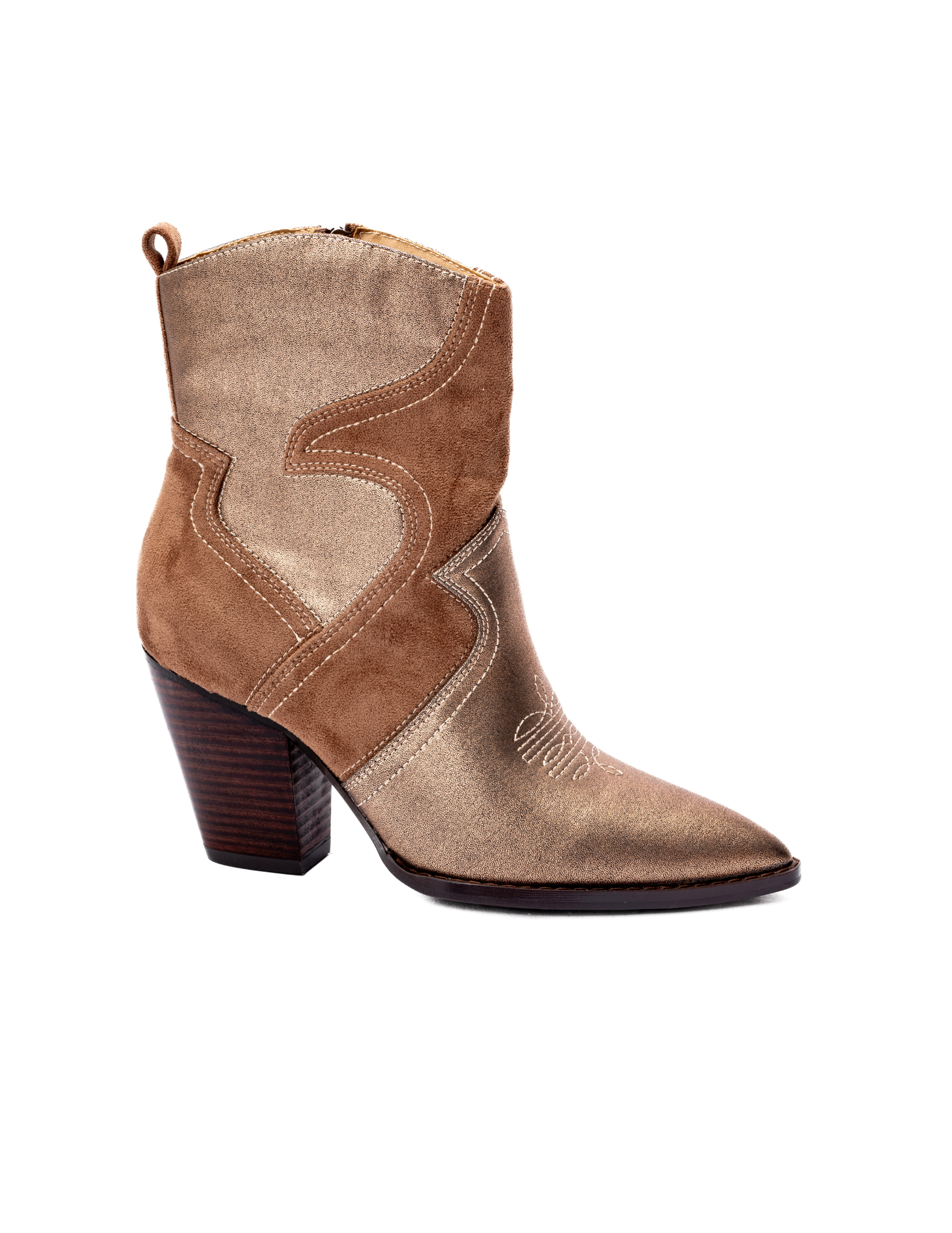 Good Lookin Two Toned Ankle Boot by Corkys