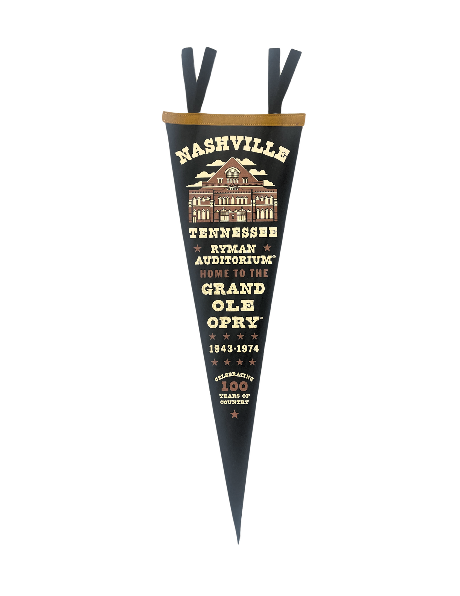 Ryman Building Grand Ole Opry Oxford Pennant