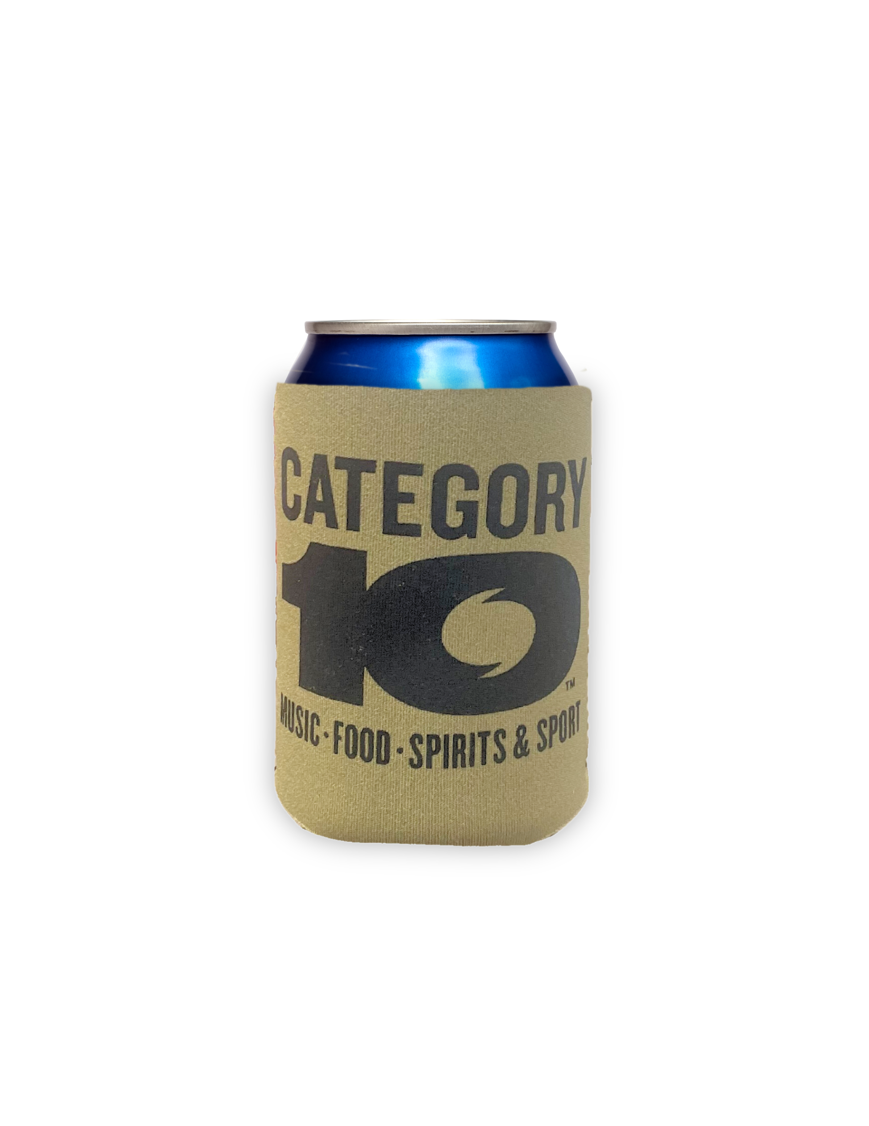 Category 10 Logo Can Cooler