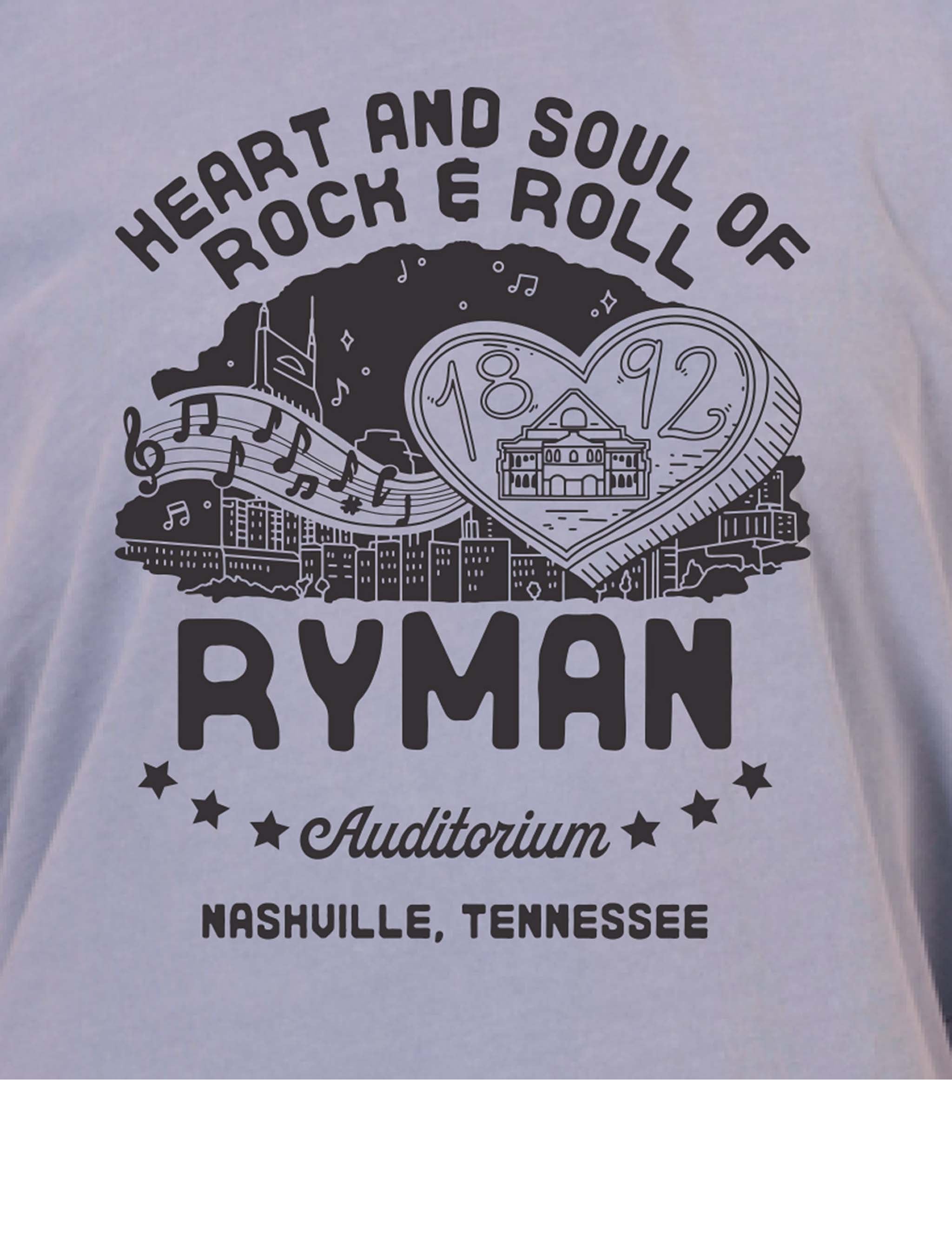 Ryman Heart and Soul Music T-Shirt