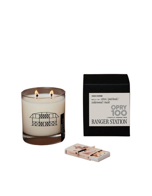Opry 100 Ranger Station High Horse Candle - CANDLES