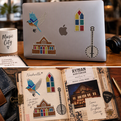 Ryman Rhinestone Sticker Pack of 4 - STICKERS/DECALS