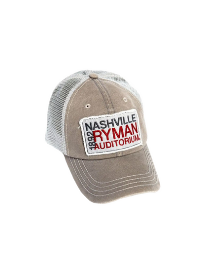 Ryman Nashville Patch Trucker Cap - BASEBALL