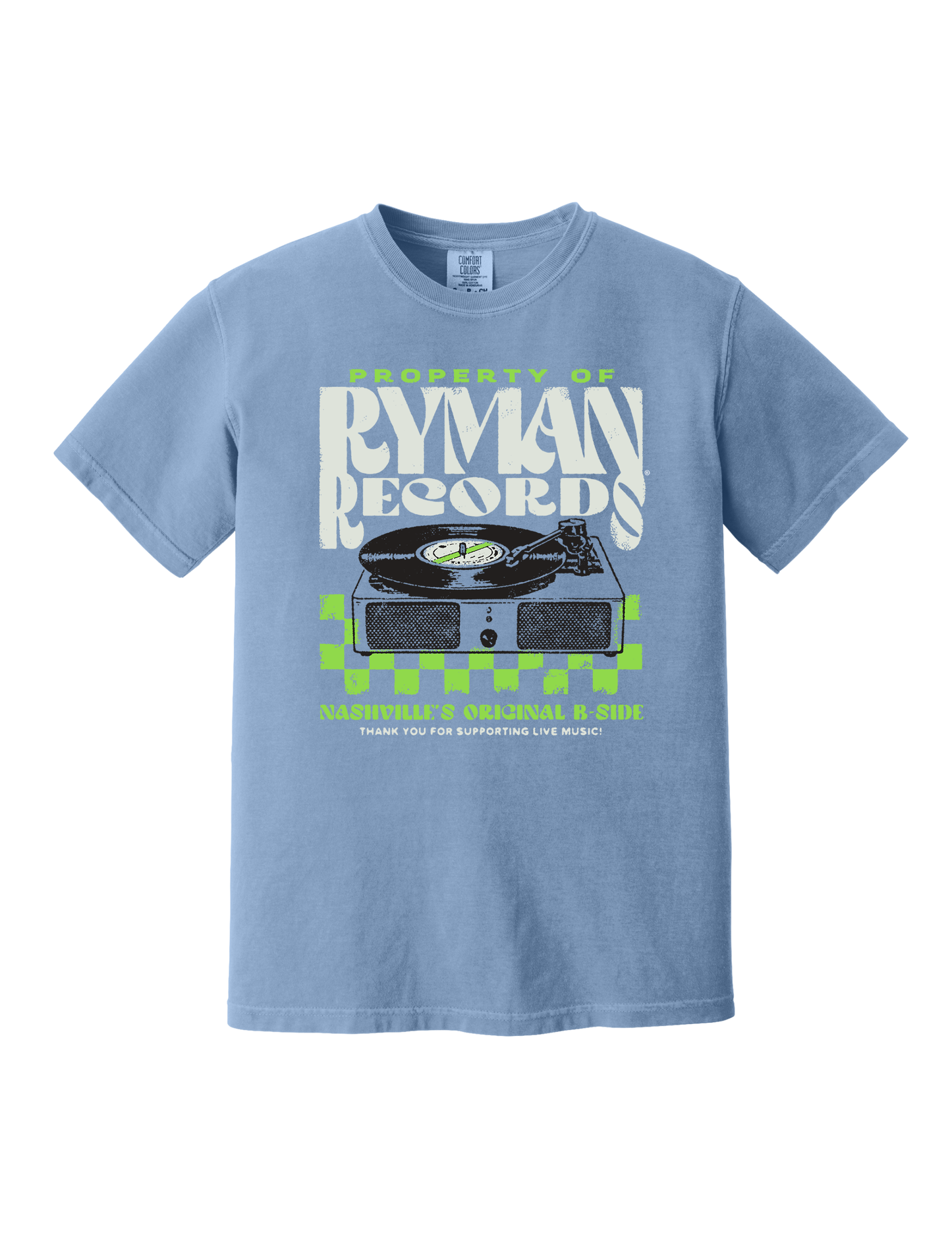 Ryman Records Checkered T-Shirt
