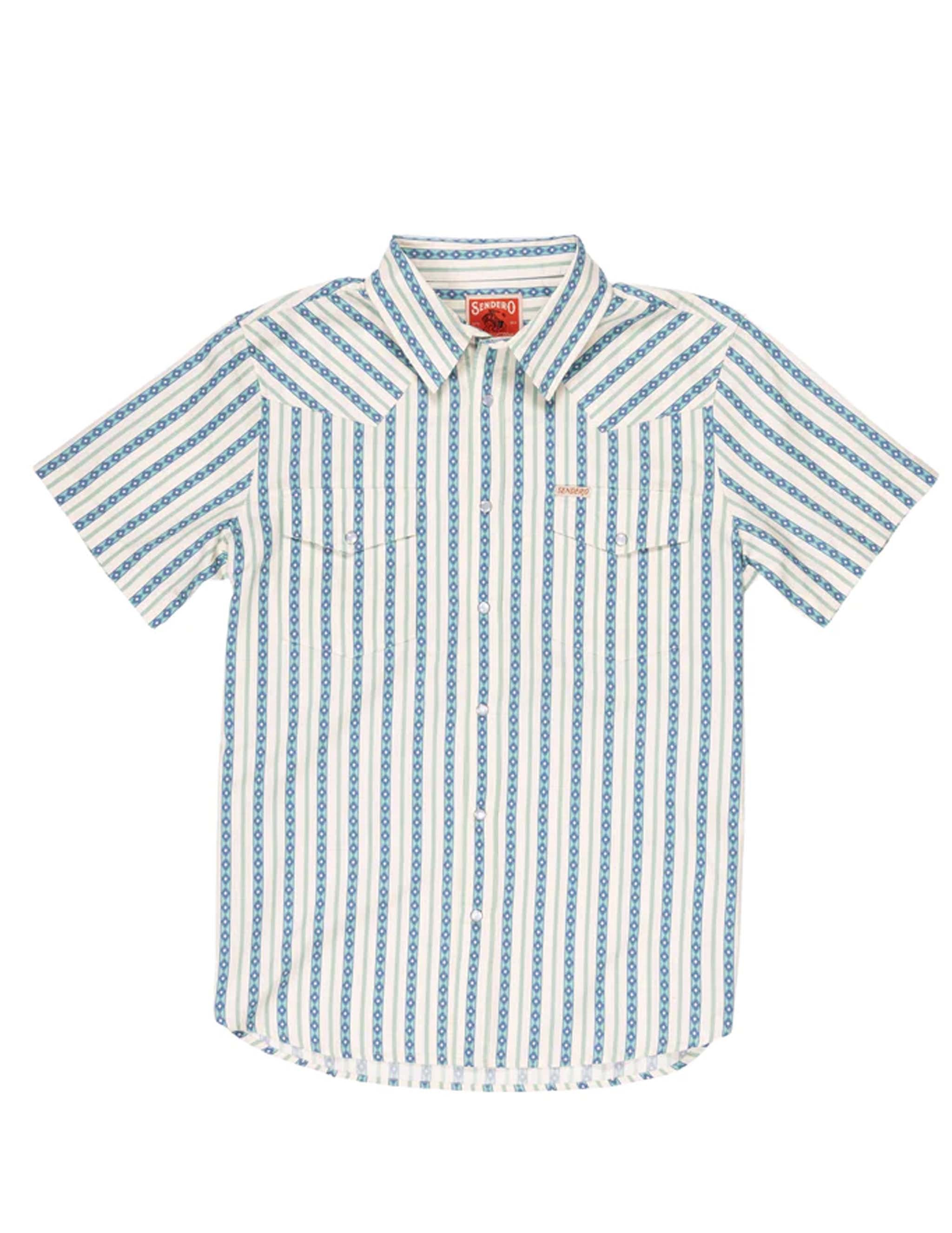 Sendero Serape Pearl Snap Short Sleeve Shirt