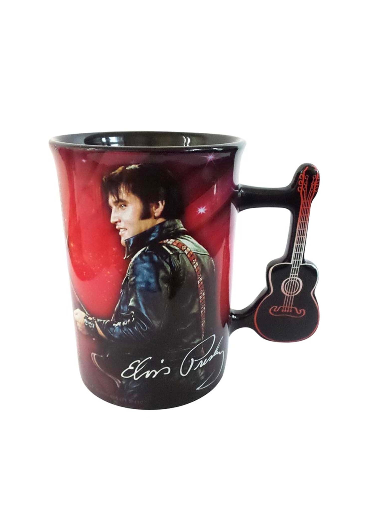 Elvis Guitar Handle Mug