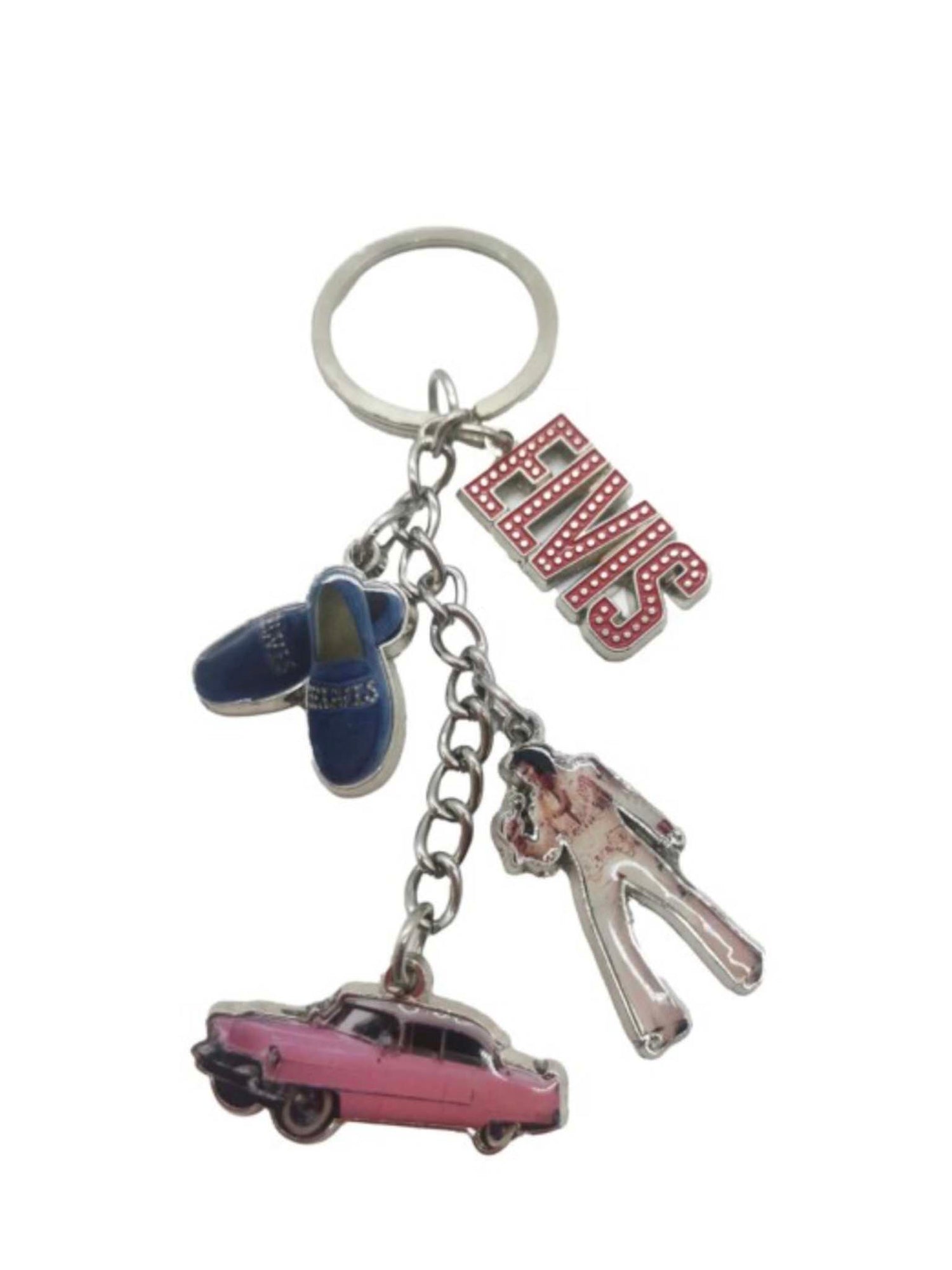 Elvis Icons Dangle Keychain