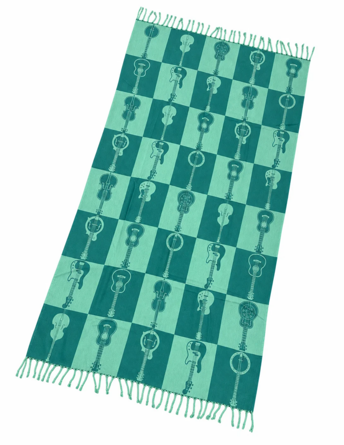 Turkish Guitar Print Blanket - BLANKETS