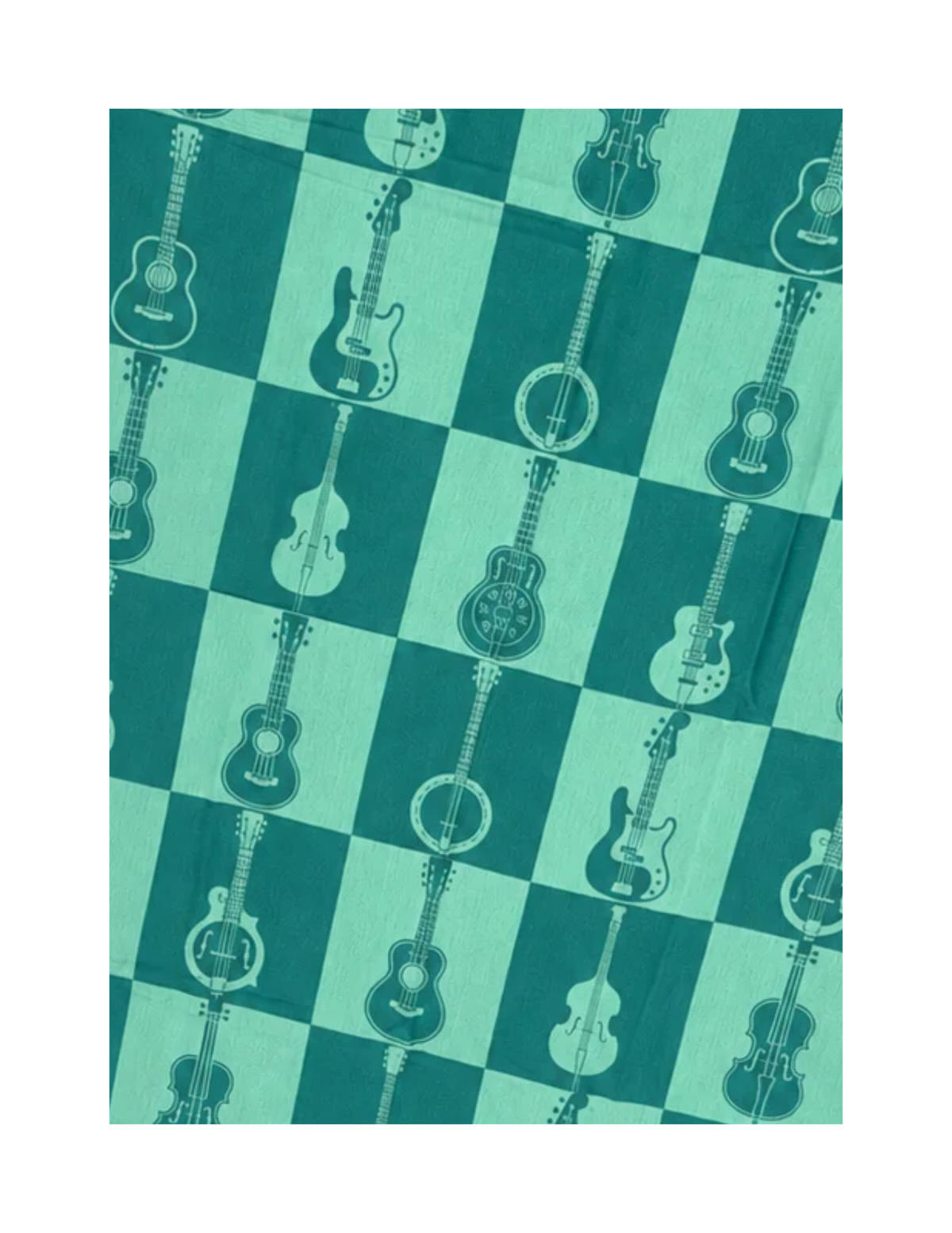 Turkish Guitar Print Blanket - BLANKETS