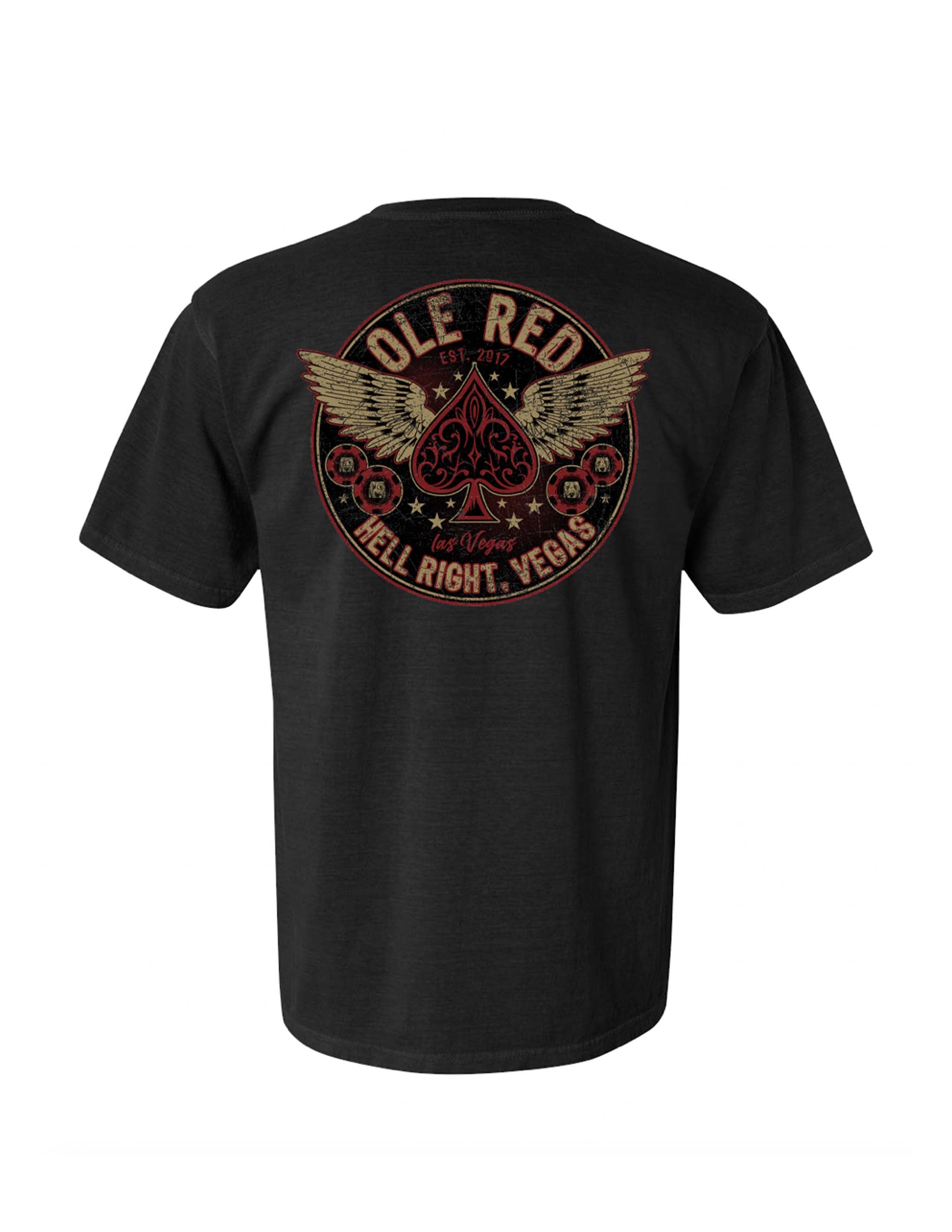 Ole Red Vegas Spade Wings T-Shirt