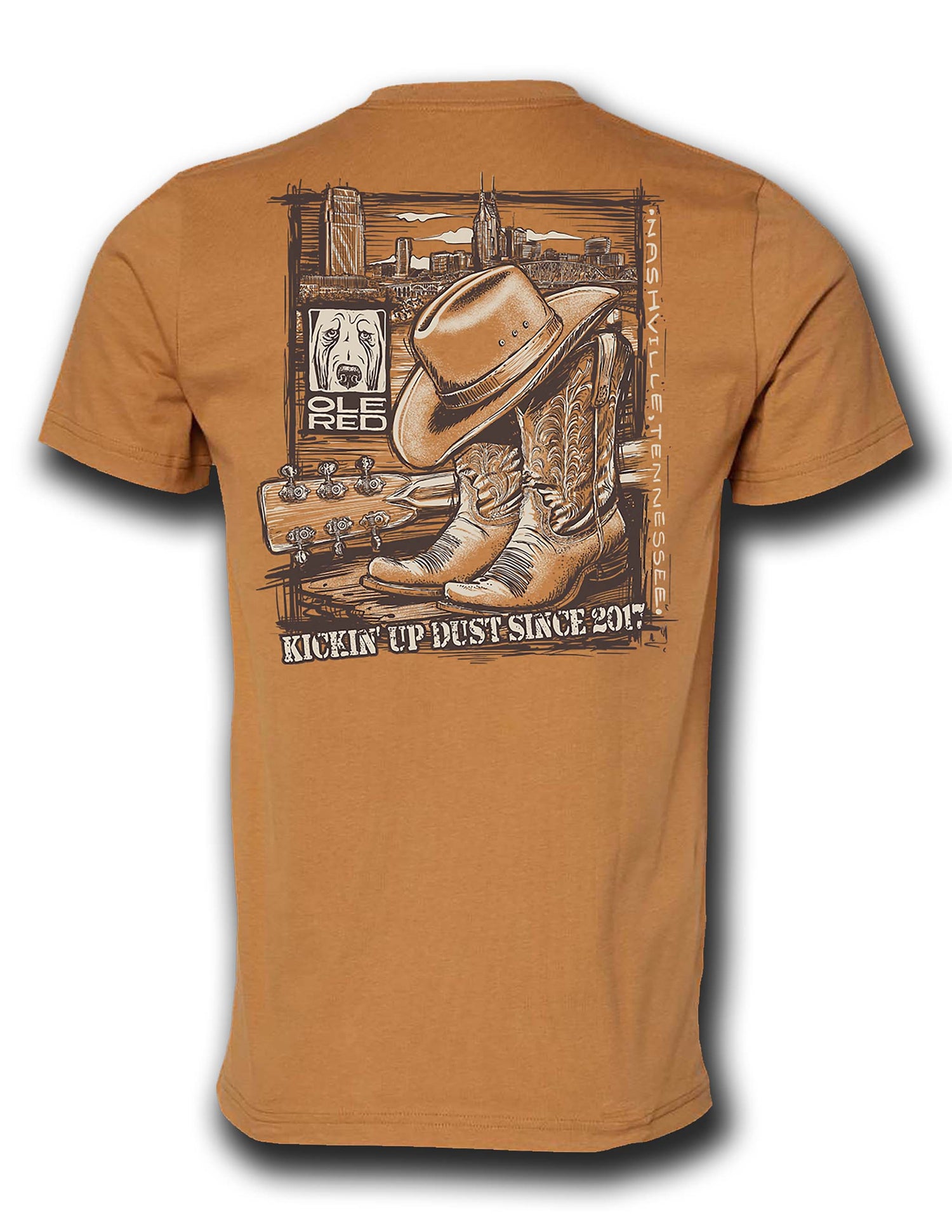 Ole Red Nashville Skyline & Cowboy Boots T-Shirt