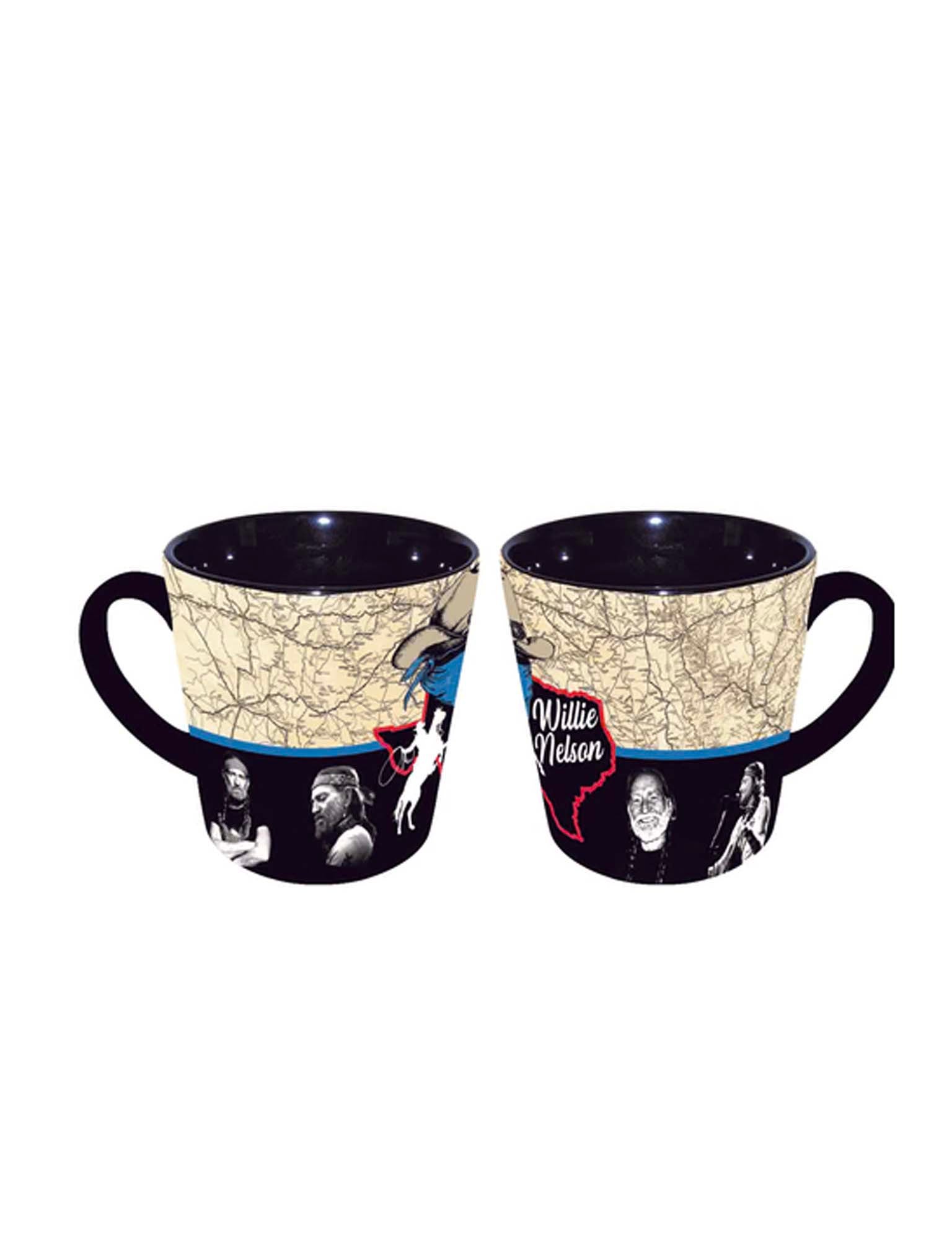 Willie Nelson Texas Map Mug