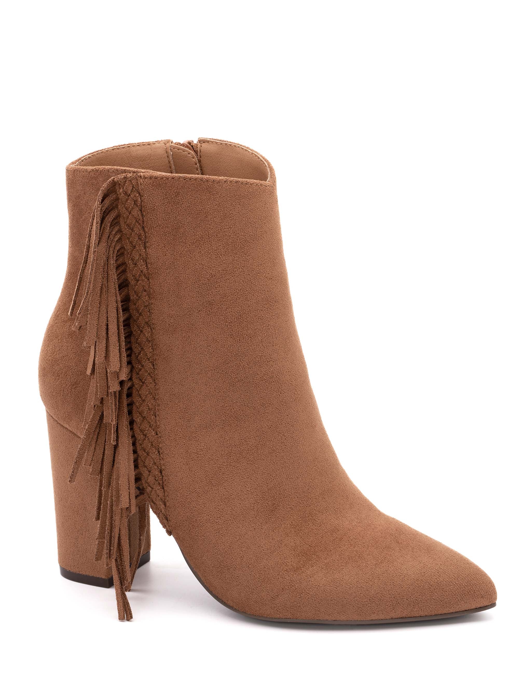 Corky's Westbound Fringe Faux Suede Booties