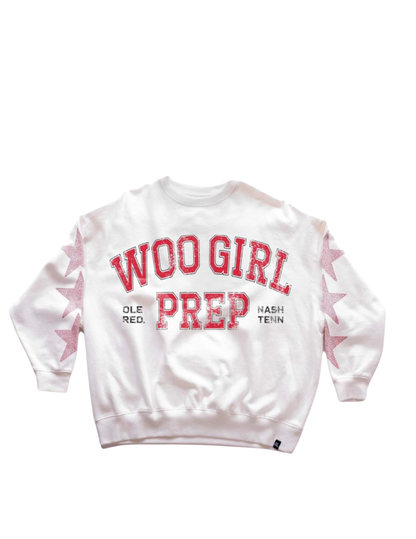 Ole Red Nashville Women’s Woo Girl Prep Crew - CREW SWEATSHIRTS