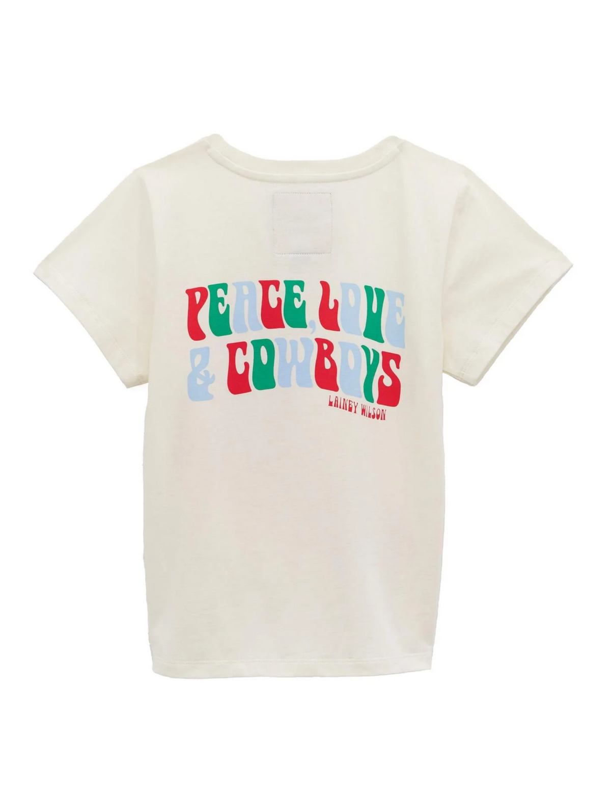 Wrangler x Lainey Wilson Girls Peace Love & Cowboys Tee - KIDS TEES