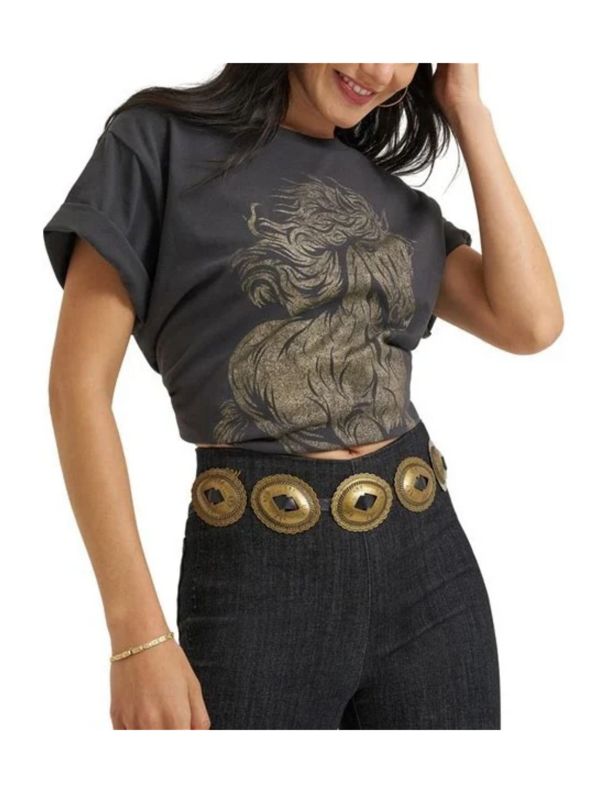 Wrangler x Lainey Wilson Golden Tex Tee - CREWS