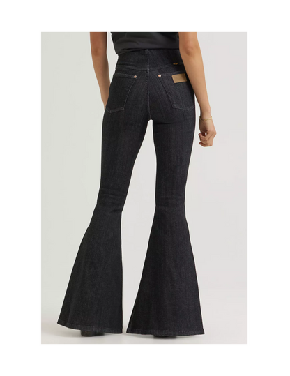 Wrangler x Lainey Wilson Pull On Bell Bottom Washed Black - PANTS