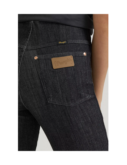 Wrangler x Lainey Wilson Pull On Bell Bottom Washed Black - PANTS