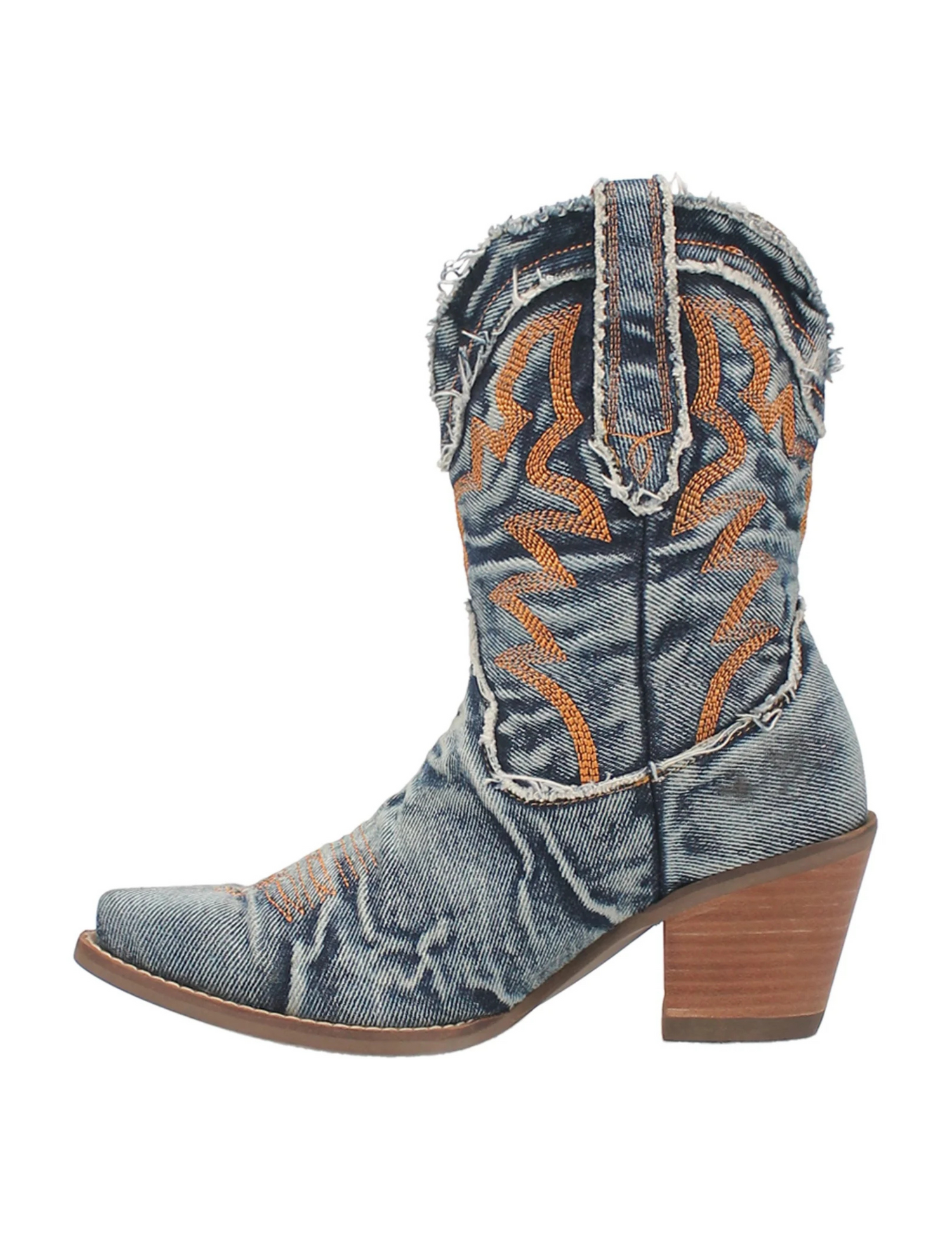 Yall Need Dolly Denim Dingo Calf boots