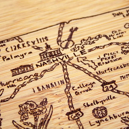 A Slice of Life Tennessee Serving and Cutting Board - KITCHEN