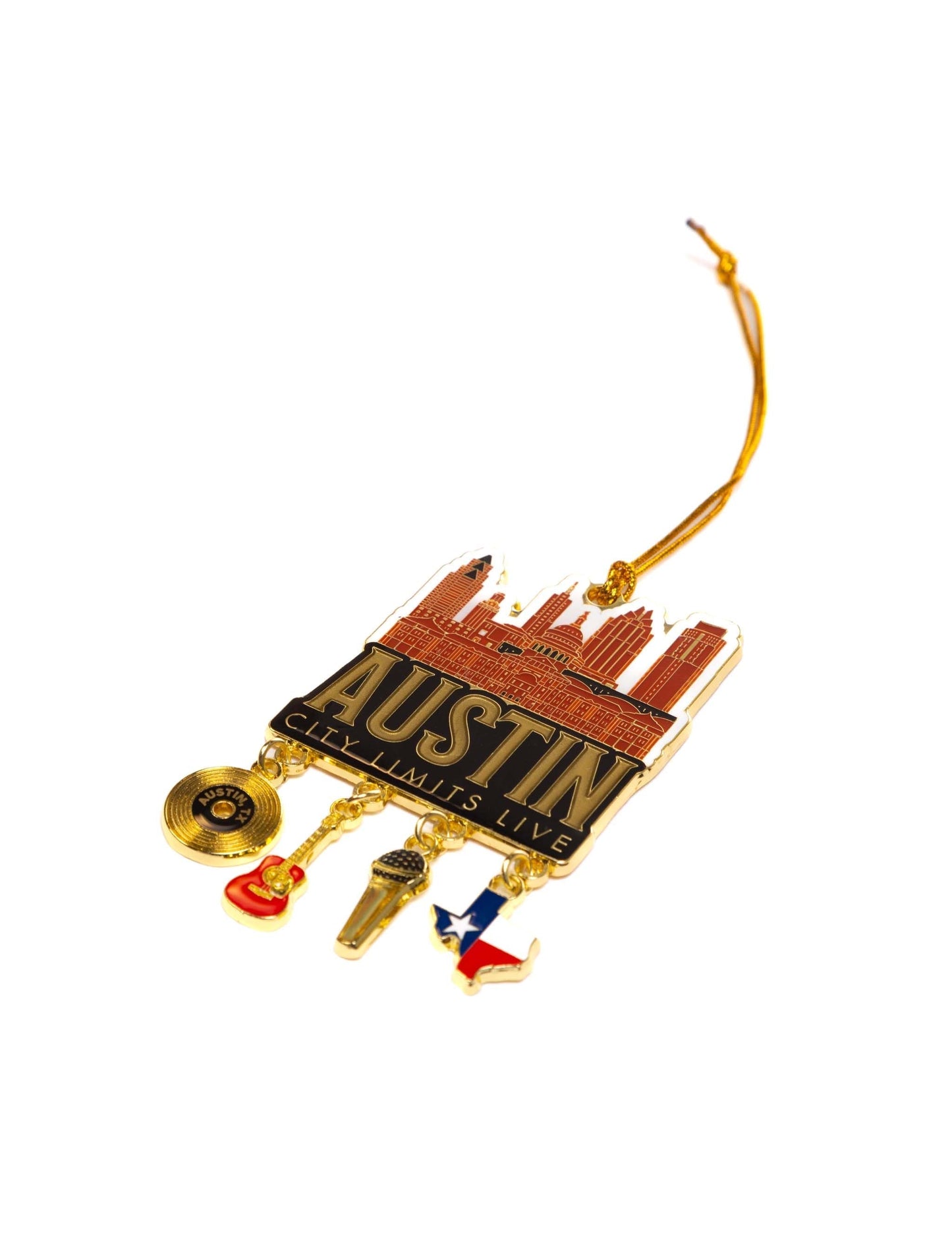 ACL Live Austin Skyline Dangling Charm Ornament - ORNAMENTS