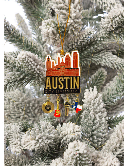 ACL Live Austin Skyline Dangling Charm Ornament - ORNAMENTS