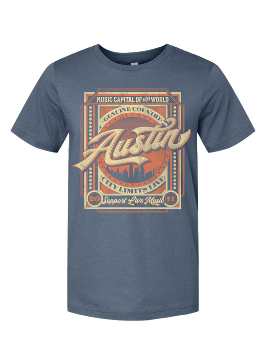 ACL Live Austin Skyline T-Shirt - S/S