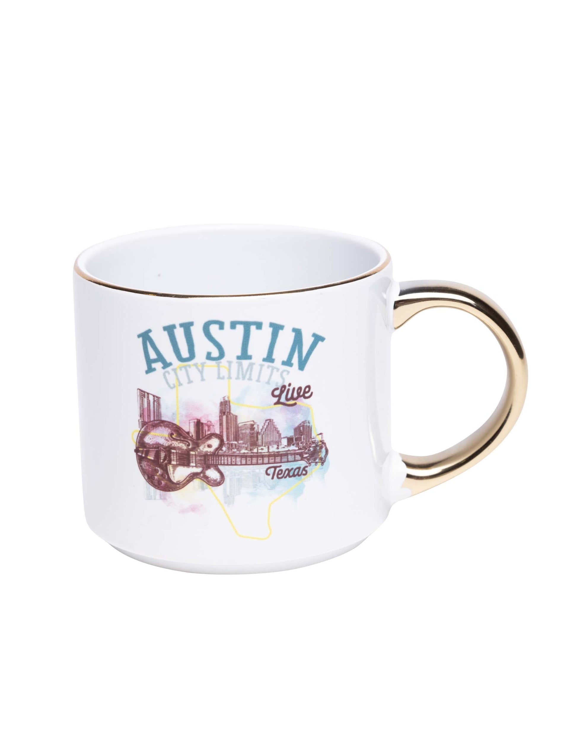 ACL Live Austin Skyline Watercolor Mug - DRINKWARE