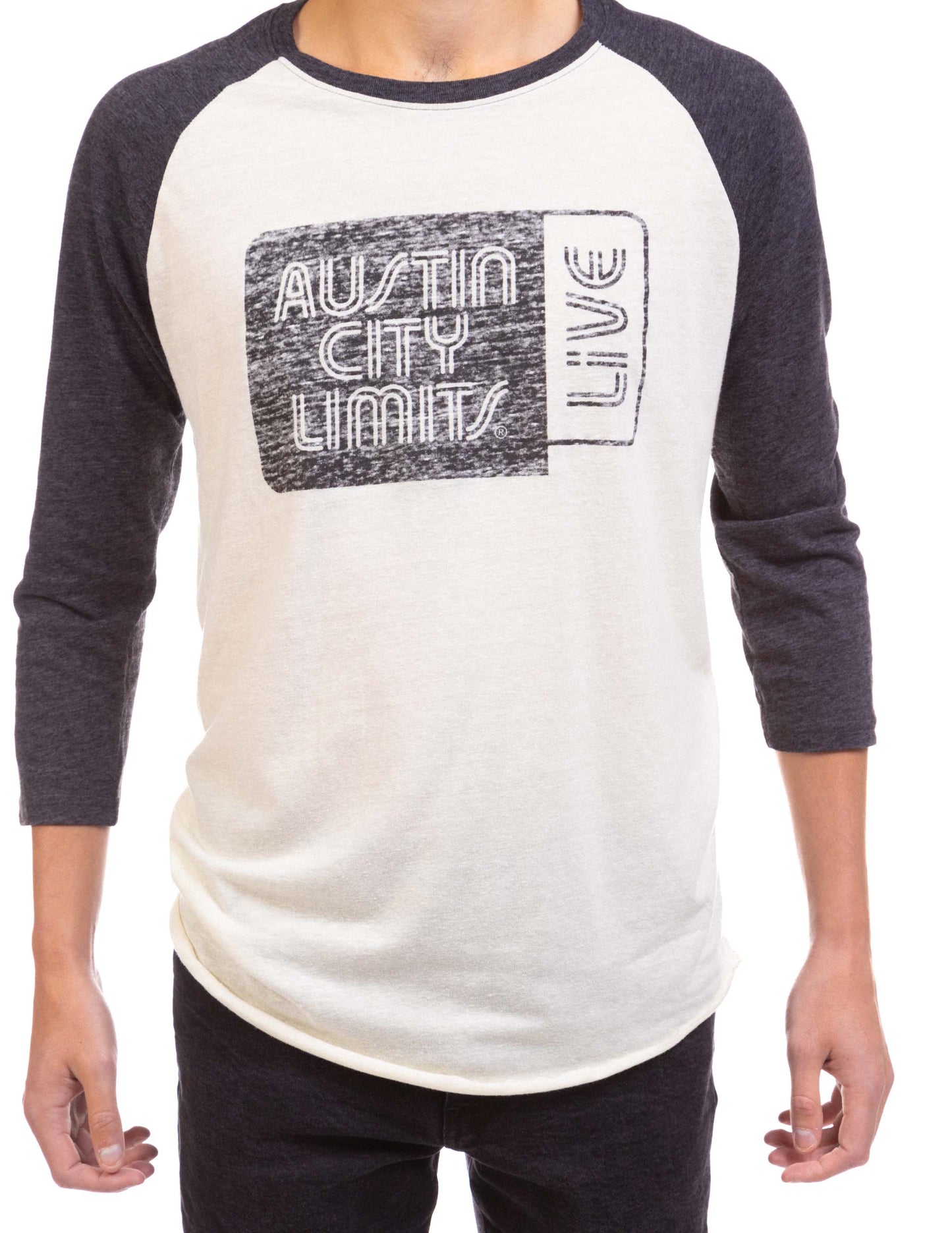 ACL Live Classic Logo Raglan - WHITE / SM - L/S