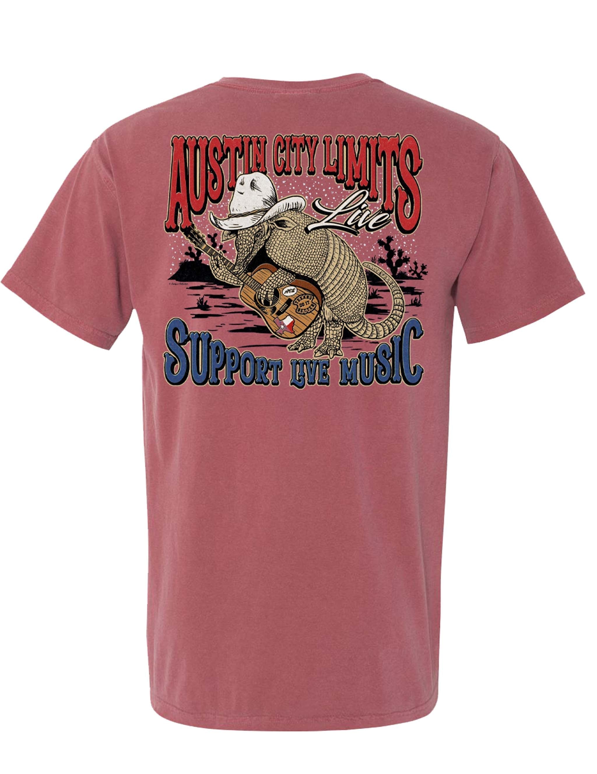 ACL Live Cowboy Armadillo Pocket T-Shirt - OpryShop