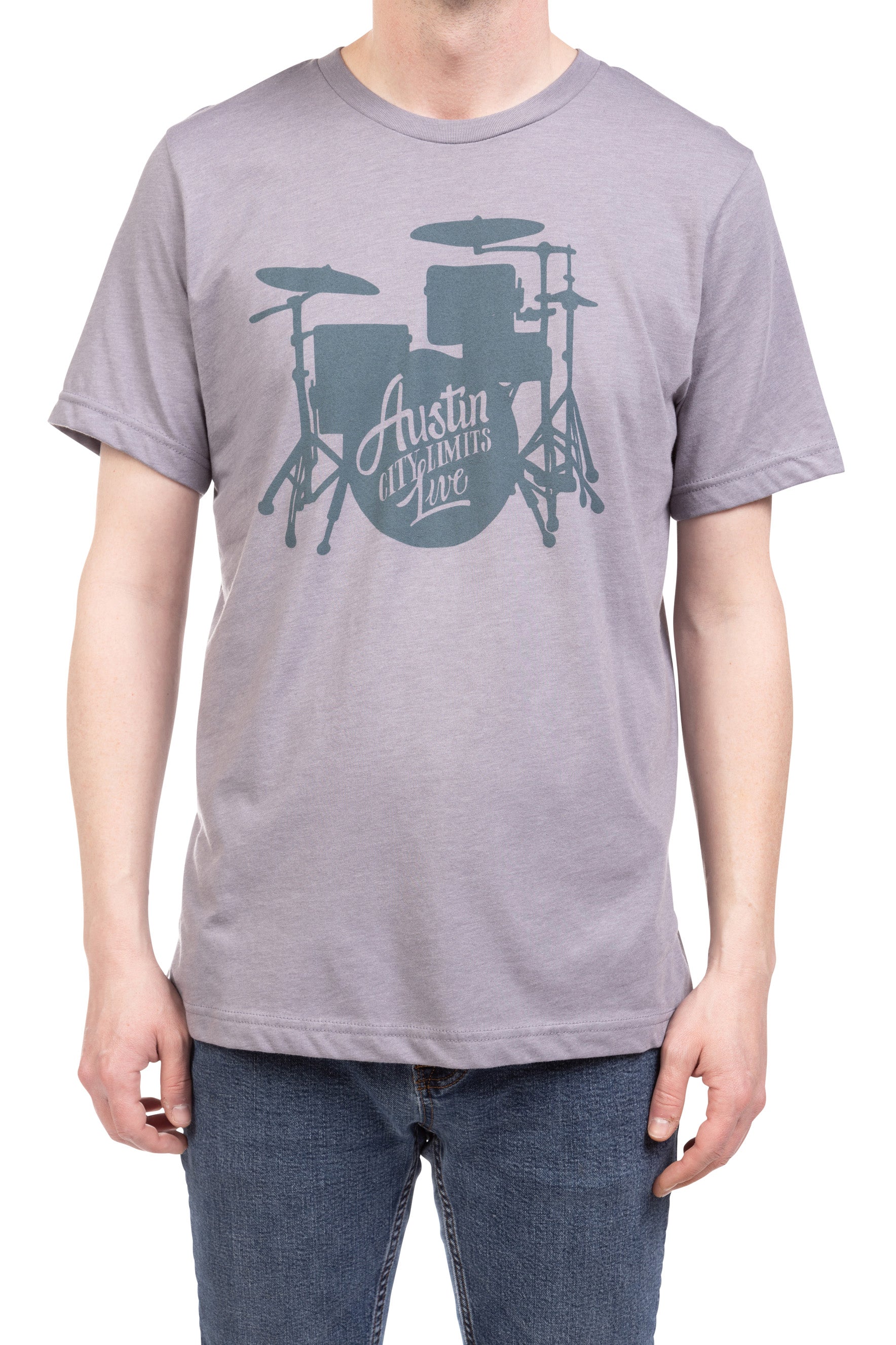 ACL Live Drum Kit T-Shirt - GRAY / SM - S/S